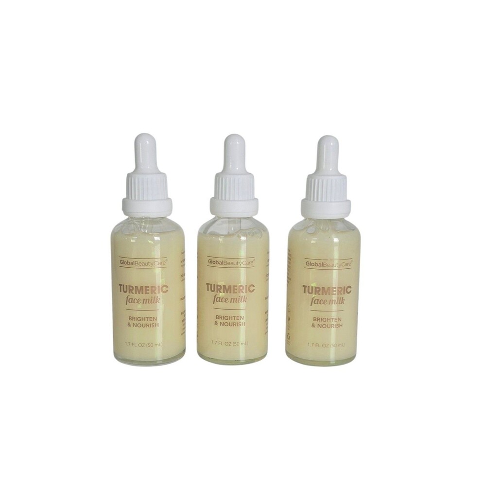 Global Beauty Care Turmeric Face Milk 1.7 Fl.oz~ 3pk